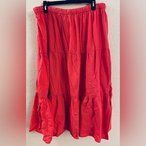 White Stag | XL 16/18 | Hippie/Bohemian crinkle broom skirt | Hot Pink |